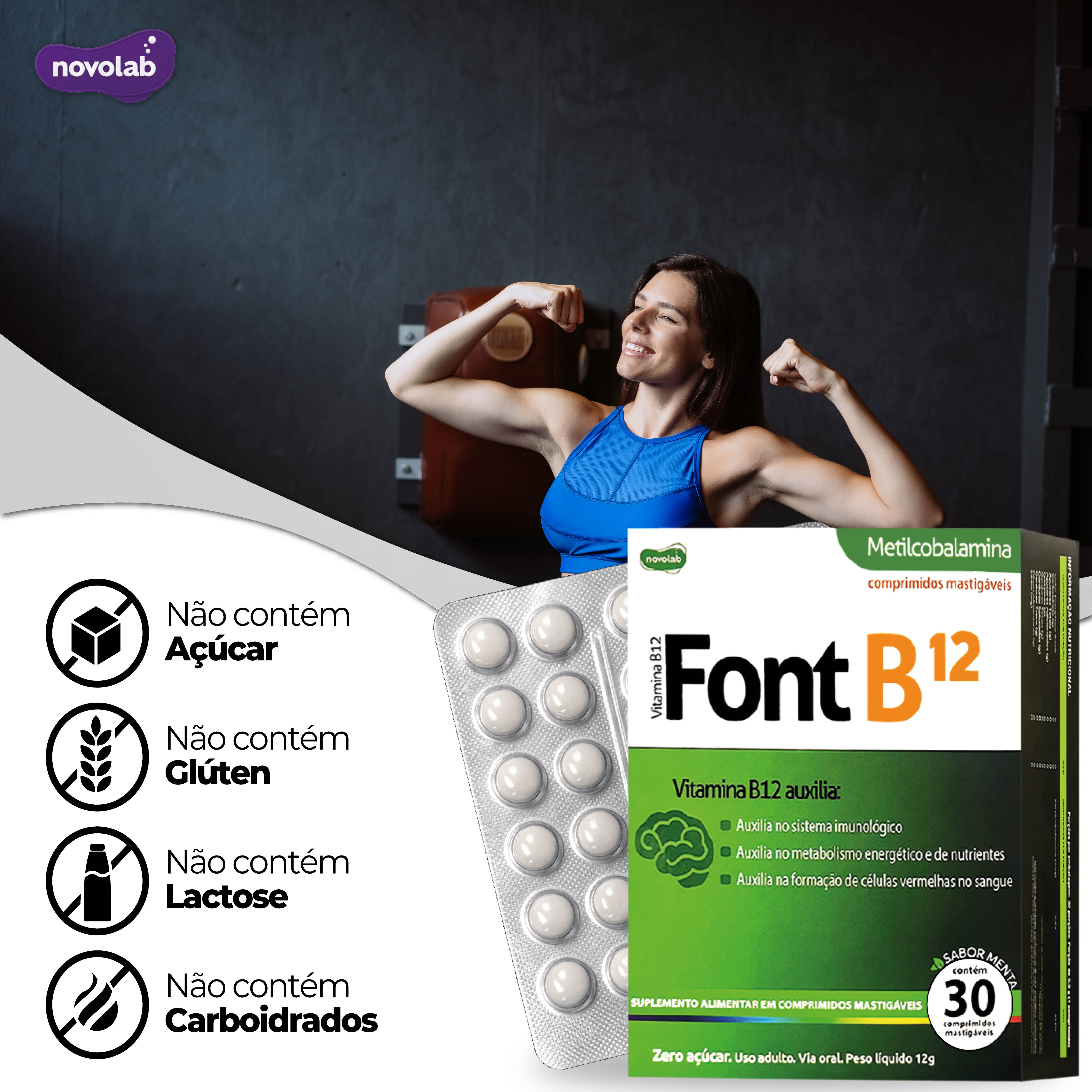 FONT B12 - Metilcobalamina c/30 Comprimidos