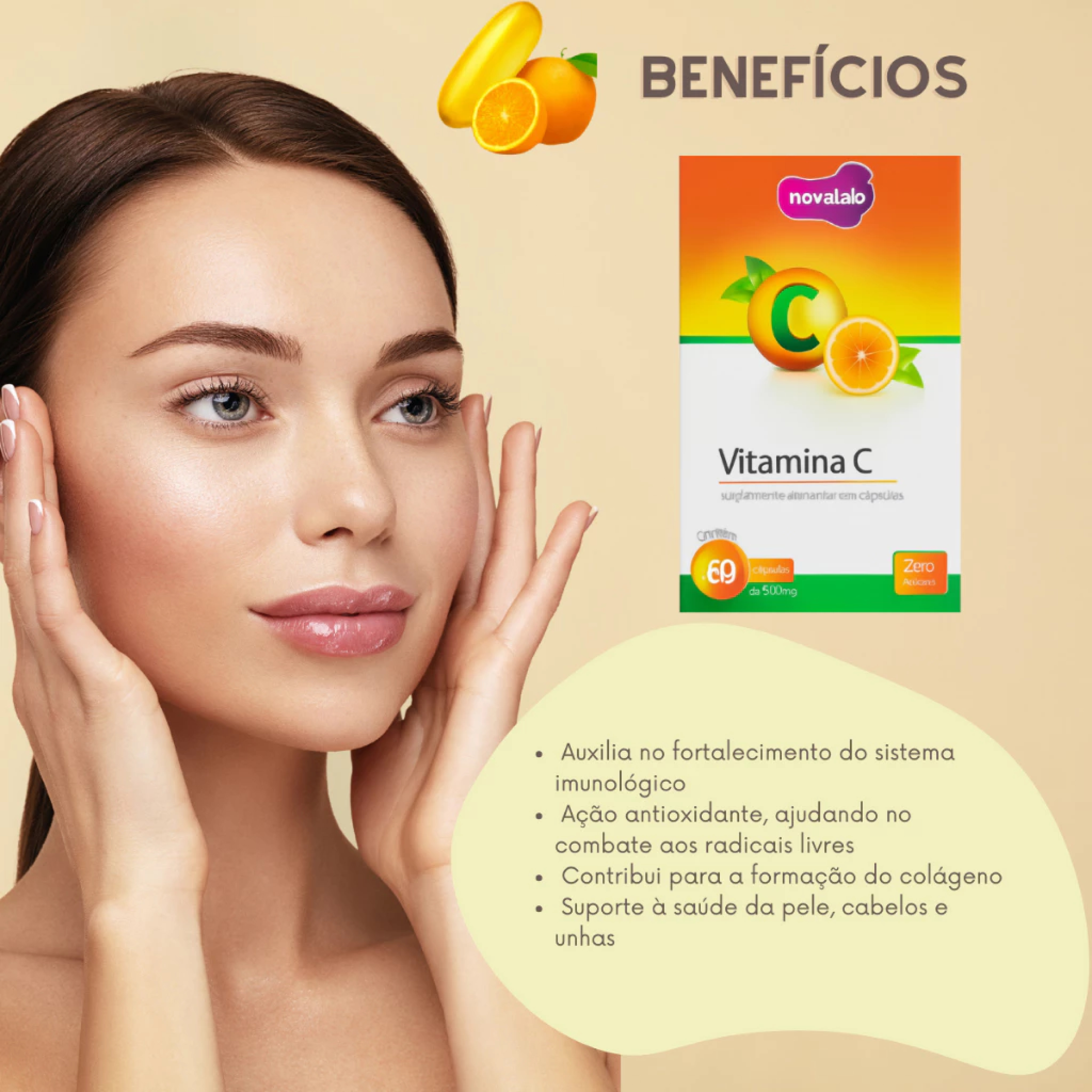 VITAMINA C 500mg com 60 Comprimidos