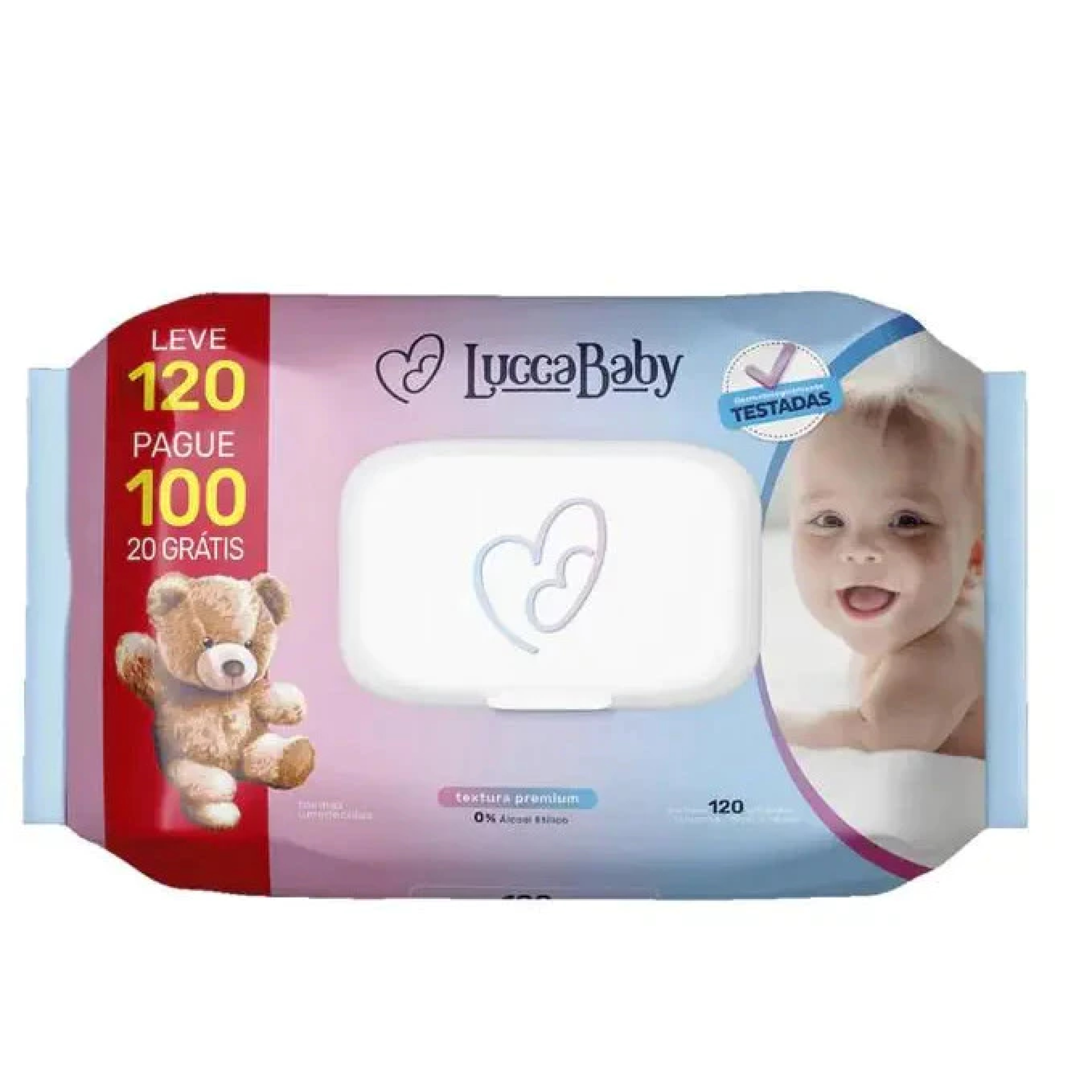 TOALHA UMEDECIDA - LUCCA BABY Leve 120 Pague 100
